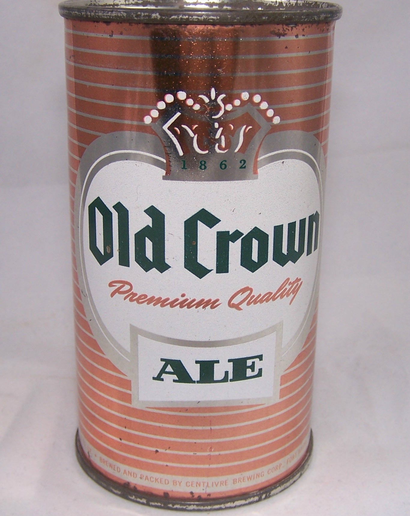 Old Crown Ale set can (Orange) USBC 105-12, Grade 1 to 1/1+ SOLD ON 09/23/16
