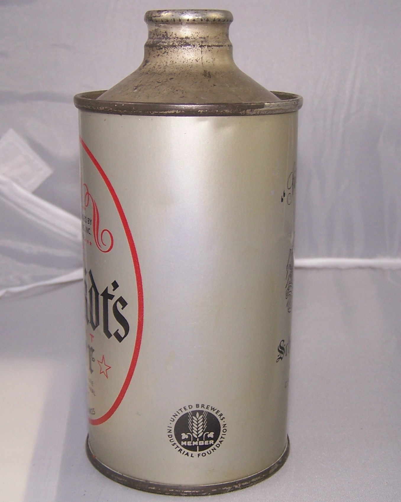 Schmidt's Light Beer J-Spout, USBC 184-30, Grade 1 Sold 2/18/15