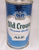 Old Crown Ale Set Can (Blue) USBC 105-09, Grade 1/1+ SOLD ON 09/23/16