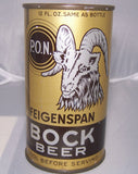 P.O.N Feigenspan Bock Beer, USBC 63-7, Grade 1/1+ Traded on 2/28/15