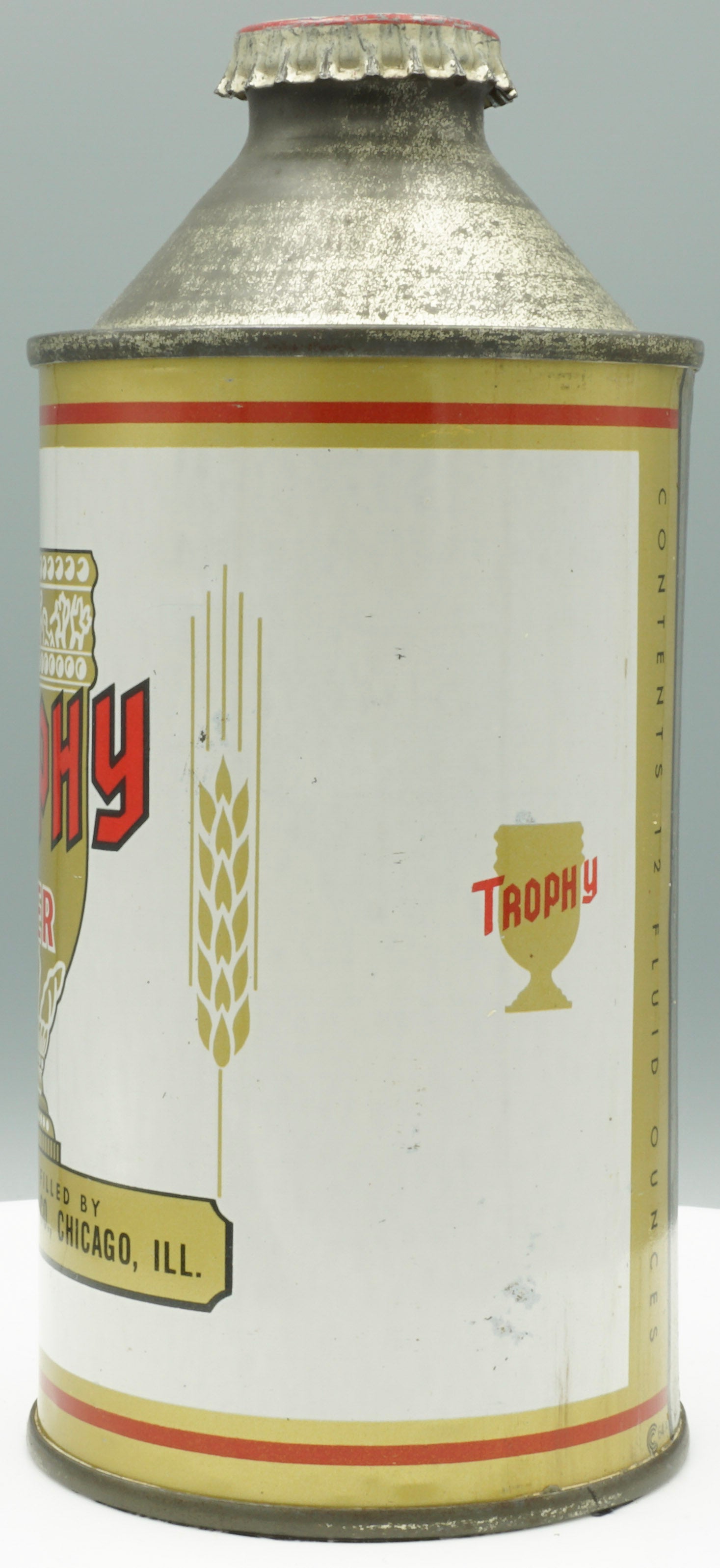 Trophy Beer, USBC 187-12, Grade 1 to 1/1-
