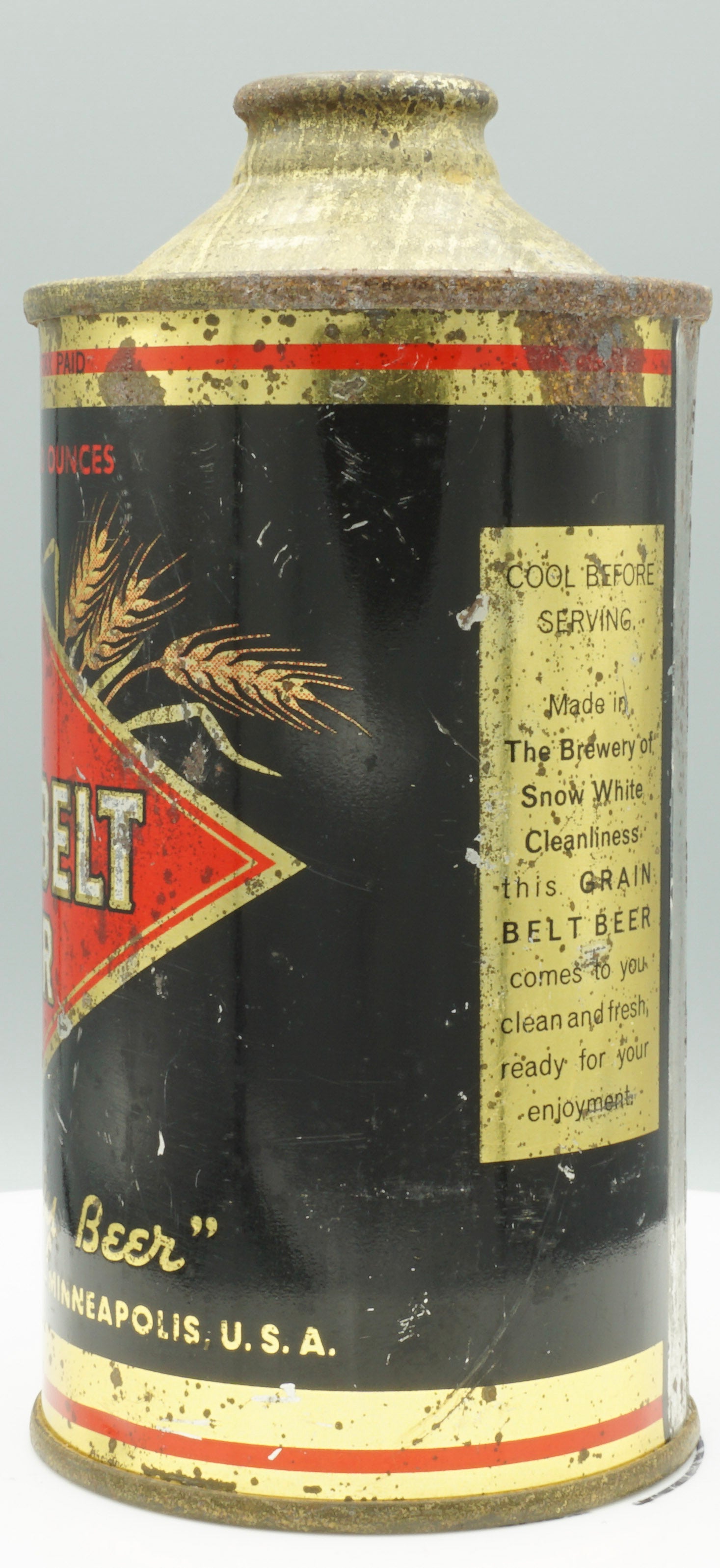 Grain Belt Beer USBC 166-30, Grade 2+