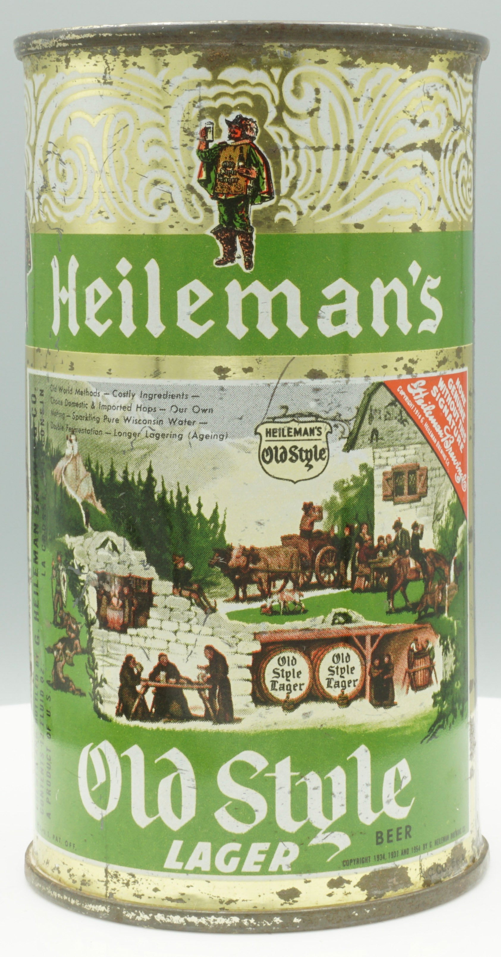 Heileman's Old Style Lager, USBC 108-14, Grade 1-