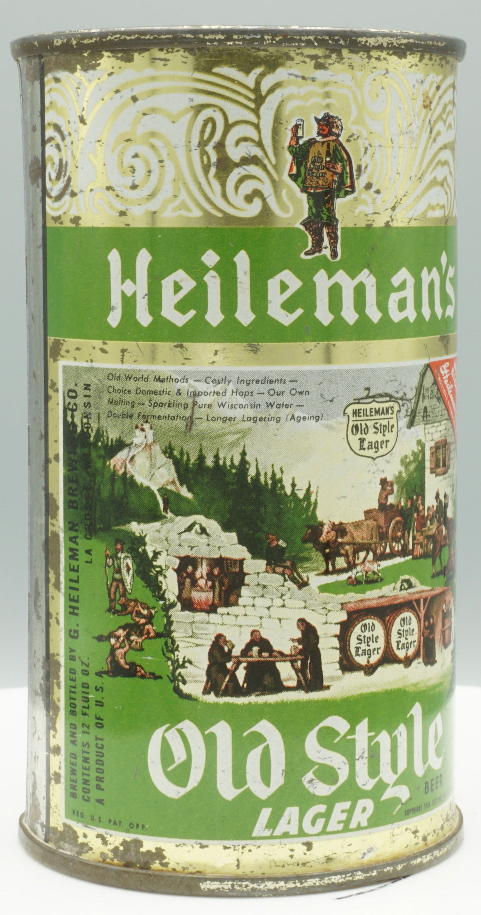 Heileman's Old Style Lager, USBC 108-14, Grade 1-